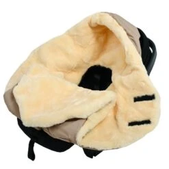 Lammfell Umschlagdecke In Beige - 0-9 Monate -Babyartikelgeschäft altabebe lammfell umschlagdecke in beige 0 9 monate 3