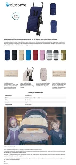 Sommerfußsack "Micro" In Rot -Babyartikelgeschäft altabebe sommerfusssack micro in rot 2