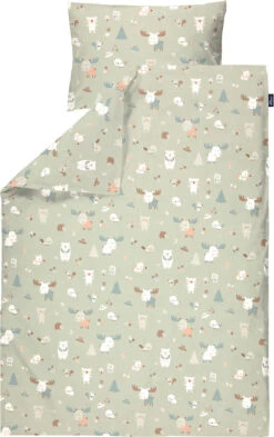 Alvi Bettwäsche Baby Forest, 80 X 80 + 35 X 40 Cm