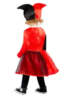 AMSCAN 2tlg. Kostüm "Harley Quinn" In Rot/ Schwarz -Babyartikelgeschäft amscan 2tlg kostum harley quinn in rot schwarz 1