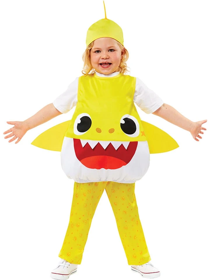 AMSCAN 3tlg. Kostüm "Baby Shark" In Gelb 3 AMSCAN 3tlg. Kostüm "Baby Shark" In Gelb