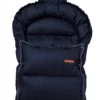 Kinder Daunen-Fußsack In Marine Pünktchen 100 Cm