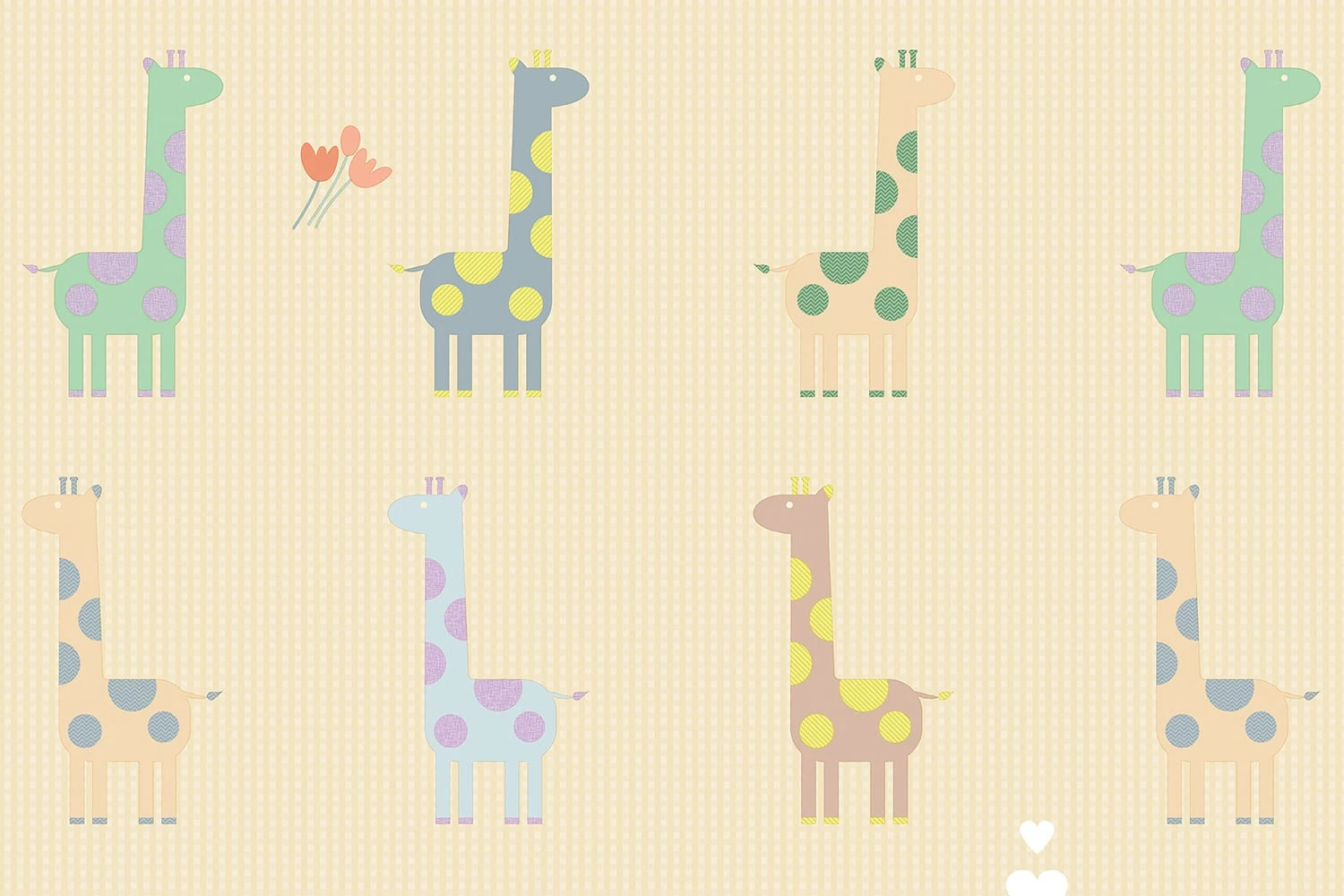 Spielmatte "Giraffe In Love" In Bunt - (L) 185 X (B) 125 Cm X (H) 12 Mm 6 Spielmatte "Giraffe In Love" In Bunt - (L) 185 X (B) 125 Cm X (H) 12 Mm – Bild 4