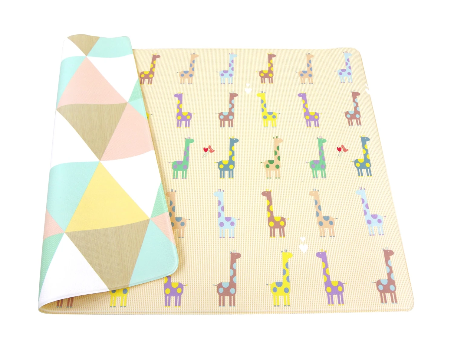 Spielmatte "Giraffe In Love" In Bunt - (L) 185 X (B) 125 Cm X (H) 12 Mm 3 Spielmatte "Giraffe In Love" In Bunt - (L) 185 X (B) 125 Cm X (H) 12 Mm