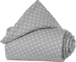 Nestchen Bio-baumwolle Für Maxi, Boxspring Und Comfort, Lichtgrau Sterne...