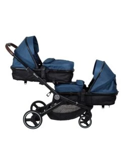 Kombikinderwagen "Twinner" In Dunkelblau -Babyartikelgeschäft babygo kombikinderwagen twinner in dunkelblau 4