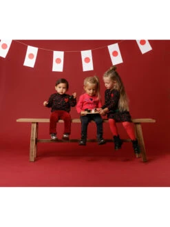 Bluse In Schwarz/ Rot -Babyartikelgeschäft beebielove bluse in schwarz rot 4