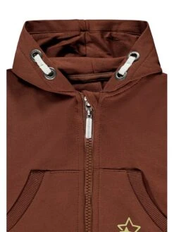 Sweatjacke In Braun -Babyartikelgeschäft bellybutton sweatjacke in braun 2