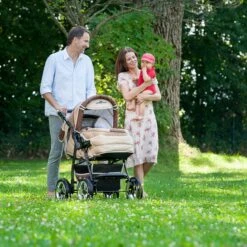 10tlg. Set: Kombi Kinderwagen "Rio" In Beige/Braun -Babyartikelgeschäft bergsteiger 10tlg set kombi kinderwagen rio in beige braun 9