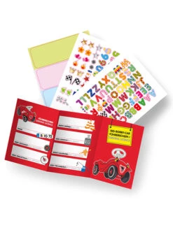 BIG Aufkleberset "Nummernschild" In Rot - Ab 12 Monaten -Babyartikelgeschäft big aufkleberset nummernschild in rot ab 12 monaten 6