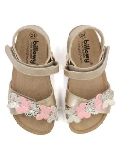 Sandalen In Gold -Babyartikelgeschäft billowy sandalen in gold 2