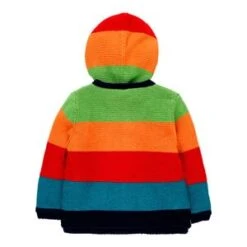 BOBOLI Strickjacke Mit Kapuze Und Plüschfutter Colorblock In Mehrfarbig -Babyartikelgeschäft boboli strickjacke mit kapuze und pluschfutter colorblock in mehrfarbig 3