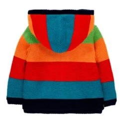 BOBOLI Strickjacke Mit Kapuze Und Plüschfutter Colorblock In Mehrfarbig -Babyartikelgeschäft boboli strickjacke mit kapuze und pluschfutter colorblock in mehrfarbig 4