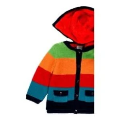 BOBOLI Strickjacke Mit Kapuze Und Plüschfutter Colorblock In Mehrfarbig -Babyartikelgeschäft boboli strickjacke mit kapuze und pluschfutter colorblock in mehrfarbig 6