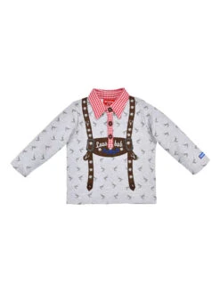 Sweatshirt "Lausbub" In Grau