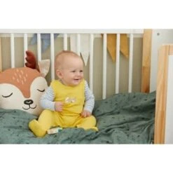 Strampler-Set Dachs In Gelb -Babyartikelgeschäft bornino strampler set dachs in gelb 9