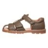 Bundgaard Leder-Halbsandalen "Tritu II" In Khaki