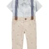 Carter's™ 2tlg. Outfit In Beige/ Hellblau -Babyartikelgeschäft carters 2tlg outfit in beige hellblau
