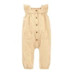 Carter's™ Jumpsuit Flügelarm Ringel In Gelb