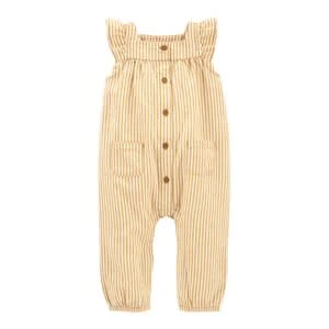 Carter's™ Jumpsuit Flügelarm Ringel In Gelb 3 Carter's™ Jumpsuit Flügelarm Ringel In Gelb