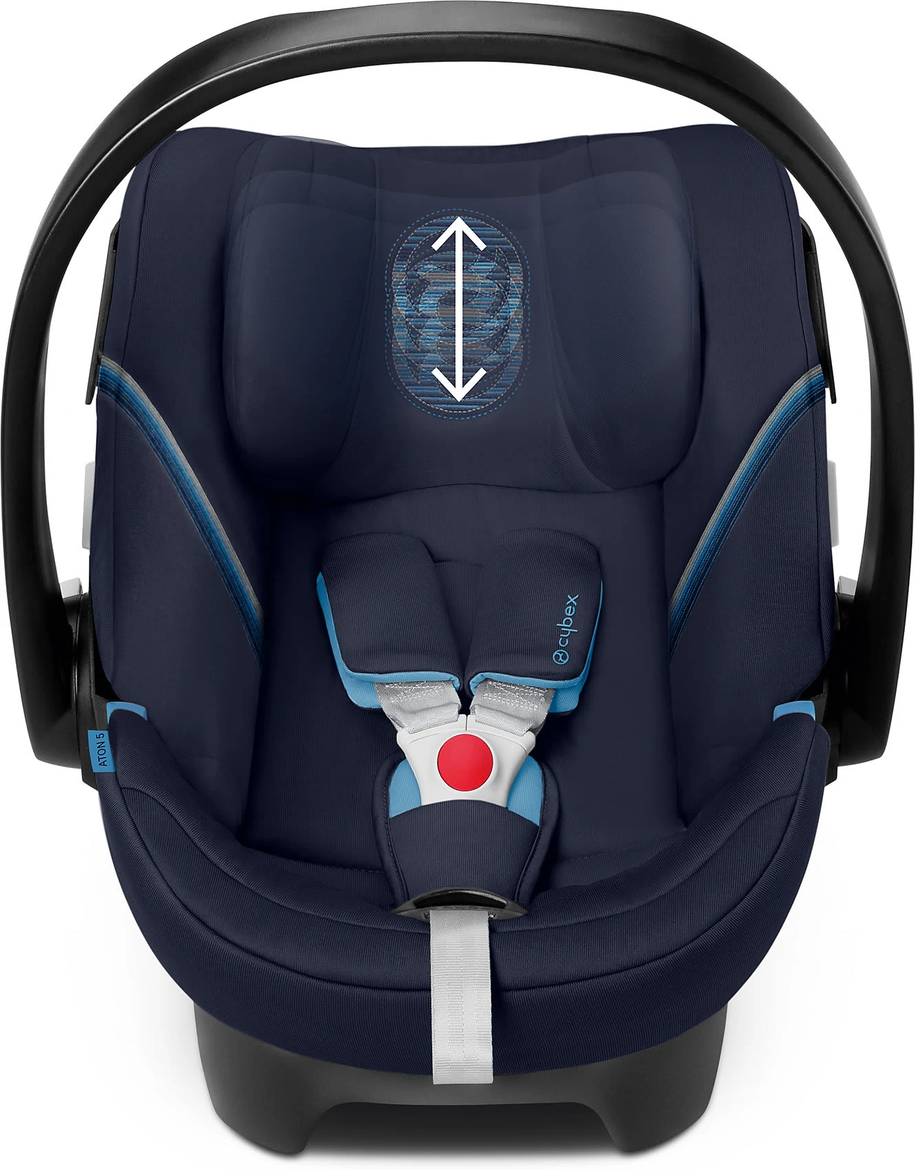 CYBEX Babyschale Aton 5, Gold-Line, Navy Blue 5 CYBEX Babyschale Aton 5, Gold-Line, Navy Blue – Bild 3