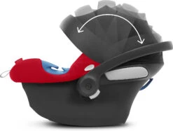 CYBEX Babyschale Aton B I-Size, Steel Grey -Babyartikelgeschäft cybex babyschale aton b i size steel grey 2