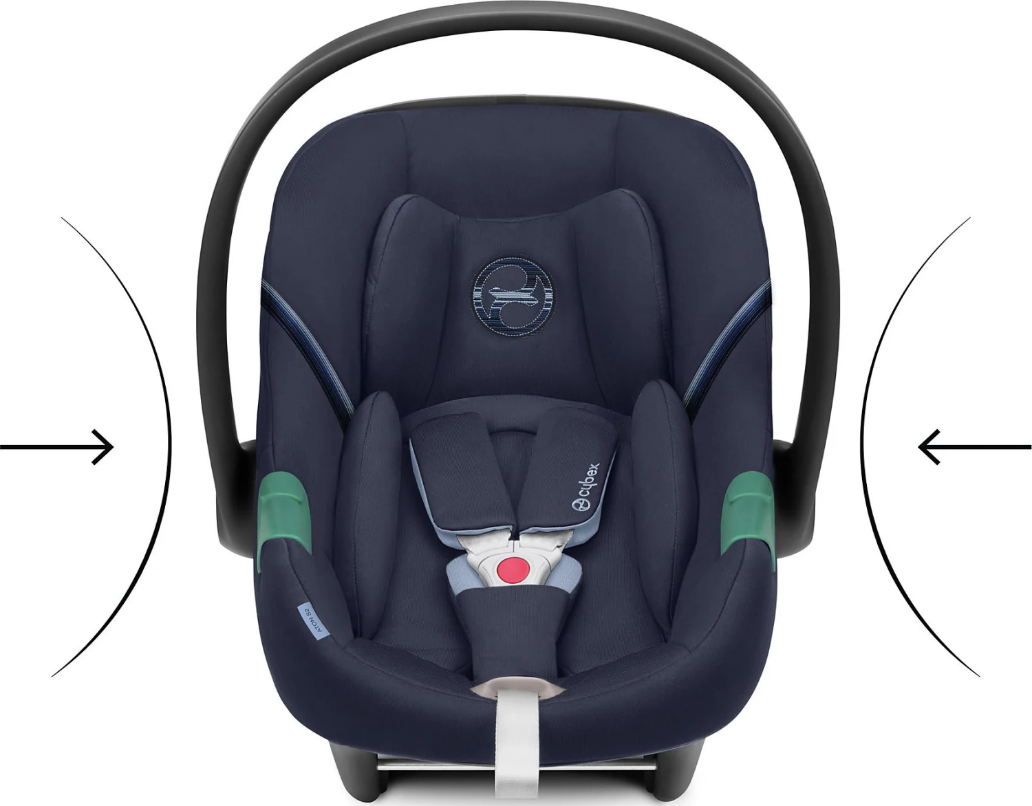 CYBEX Babyschale ATON S2 I-Size, Ocean Blue 4 CYBEX Babyschale ATON S2 I-Size, Ocean Blue – Bild 2