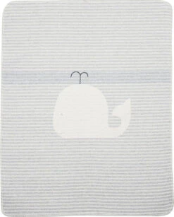 Babydecke "Wal/Streifen", Filz, 70 X 90 Cm