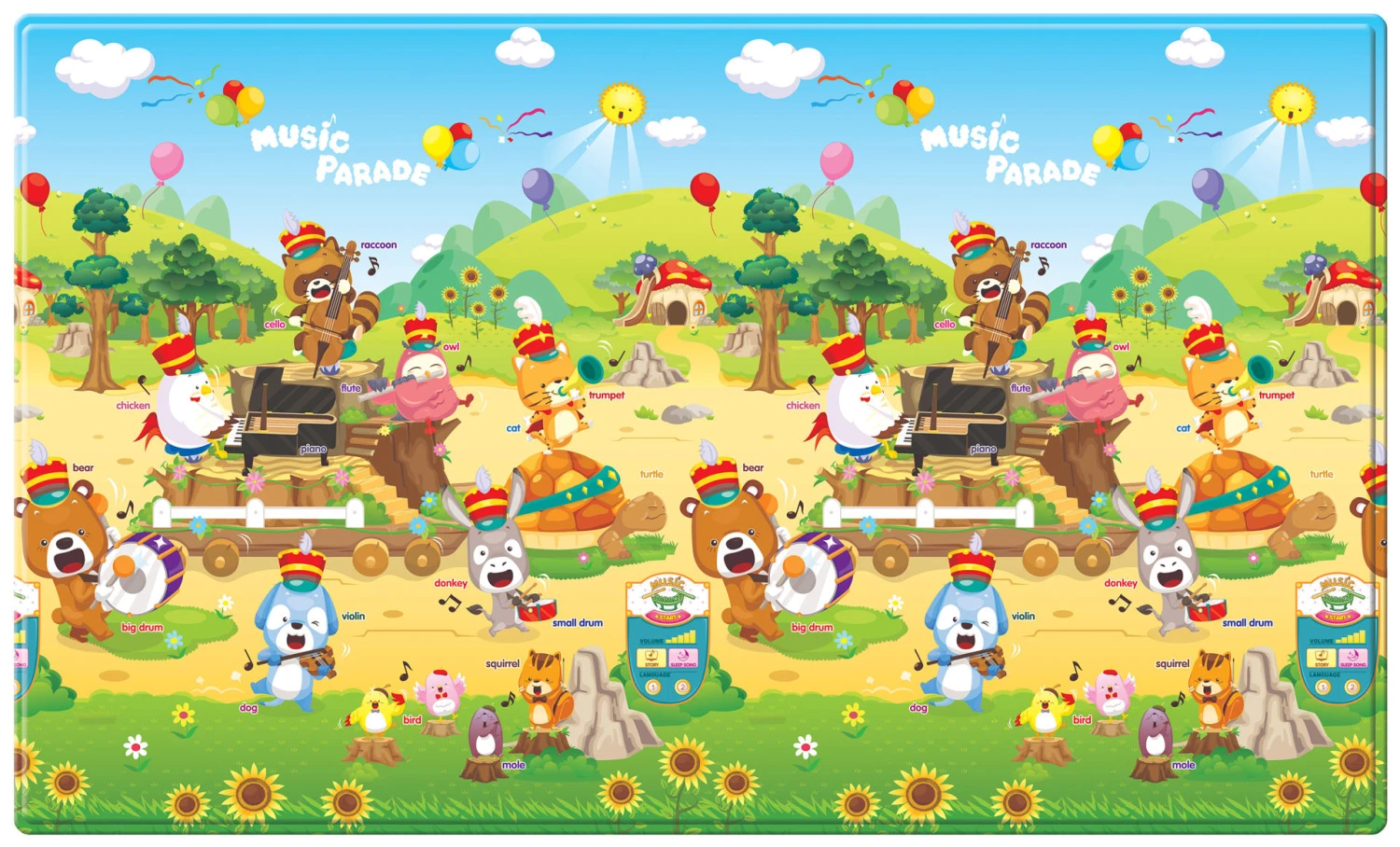 Sound-Spielmatte "Music Parade" In Bunt - (L) 230 X (B) 140 Cm X (H) 15 Mm 4 Sound-Spielmatte "Music Parade" In Bunt - (L) 230 X (B) 140 Cm X (H) 15 Mm – Bild 2