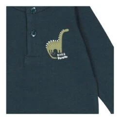 Shirt Langarm Henley Dino In Blau -Babyartikelgeschäft feetje shirt langarm henley dino in blau 2