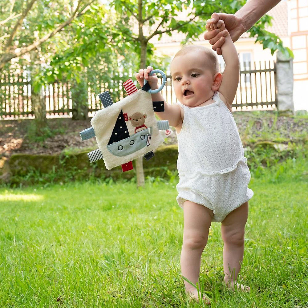 Fehn Knistertuch Teddy Mit Ring 4 Fehn Knistertuch Teddy Mit Ring – Bild 2