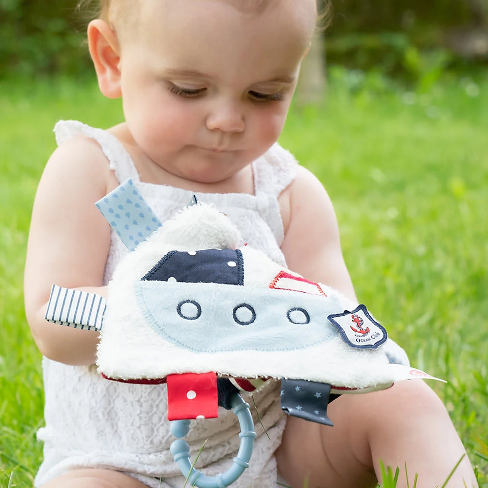 Fehn Knistertuch Teddy Mit Ring 9 Fehn Knistertuch Teddy Mit Ring – Bild 7