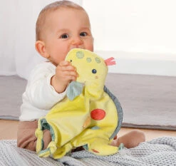 Fehn Schmusetuch-Handpuppe Dino -Babyartikelgeschäft fehn schmusetuch handpuppe dino 2