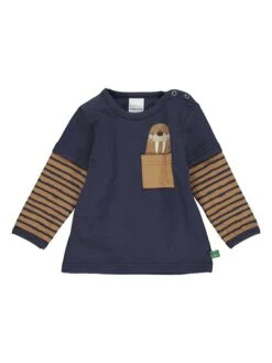 Longsleeve In Dunkelblau