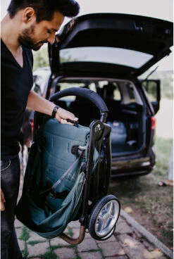 Buggy SMILOO HAPPY+, Black/cognac, Steel Grey -Babyartikelgeschäft gesslein buggy smiloo happy black cognac steel grey 5