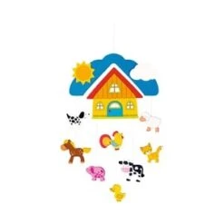Goki Mobile Farm Aus Holz In Mehrfarbig