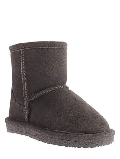 Leder-Winterboots "Ethel Toddler" In Anthrazit