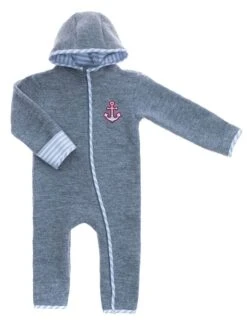 Overall In Grau/ Hellblau