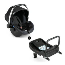 HAUCK Babyschale Comfort Fix Inkl. Isofix Base, Black