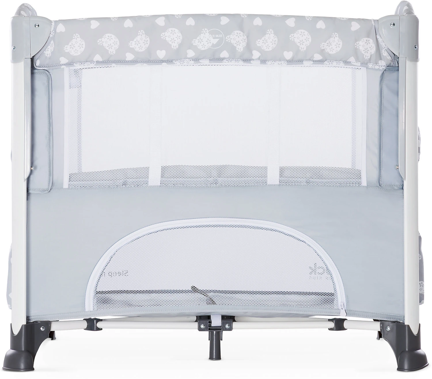 HAUCK Beistellbett Sleep N Care Plus, Teddy Grey 10 HAUCK Beistellbett Sleep N Care Plus, Teddy Grey – Bild 8