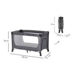 HAUCK Reisebett Dream´n Play Plus In Grau -Babyartikelgeschäft hauck reisebett dream n play plus in grau 7