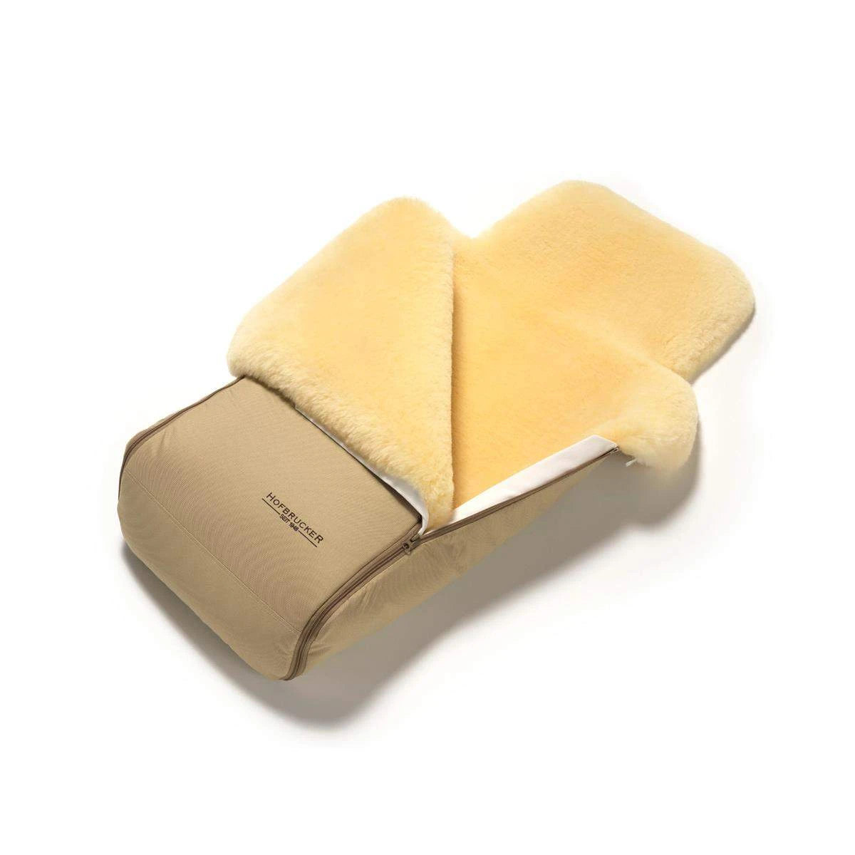 Kinderwagen Fußsack Luxus In Beige 4 Kinderwagen Fußsack Luxus In Beige – Bild 2