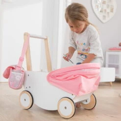 Puppenwagen "Cozy Cactus" Aus Holz Mit Faltbarem Verdeck 2550 -Babyartikelgeschäft howa puppenwagen cozy cactus aus holz mit faltbarem verdeck 2550 3