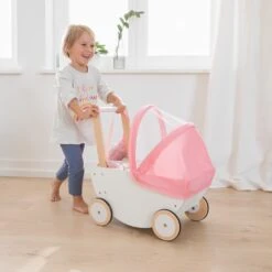 Puppenwagen "Cozy Cactus" Aus Holz Mit Faltbarem Verdeck 2550 -Babyartikelgeschäft howa puppenwagen cozy cactus aus holz mit faltbarem verdeck 2550 4