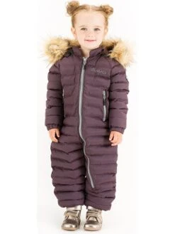 Schneeanzug "Teddy" In Bordeaux