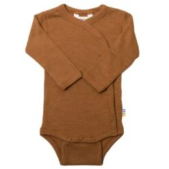 Joha Wickelbody Langarm Wolle/Seide In Dark Copper