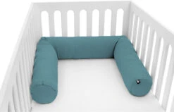 Nestchenschlange Waffelpiqué, Greenery, 180 Cm