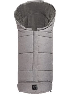 Thermo-Fußsack "Jo" In Hellgrau - (L)105 X (B)48 Cm