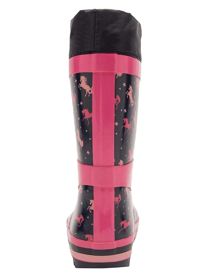 KangaRoos Gummistiefel In Dunkelblau/ Pink 7 KangaRoos Gummistiefel In Dunkelblau/ Pink – Bild 5