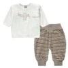 Kanz 2tlg. Set In Weiß/ Beige -Babyartikelgeschäft kanz 2tlg set in weiss beige